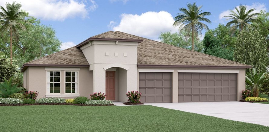 House in Wind Meadows South in Bartow, Florida 4 rooms, 212 sq.m. № 285464