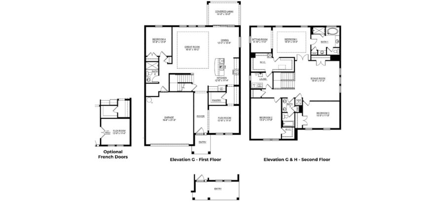 House floor plan «House», 4 bedrooms in Promenade Estates