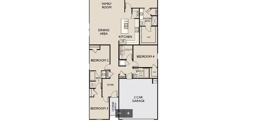 House floor plan «House », 4 bedrooms in Hidden Creek