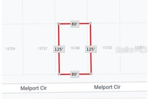 Купить земельный участок в Порт-Шарлотт, Флорида № 1316797 - фото 1