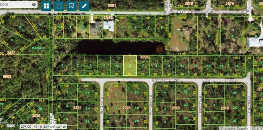 Land in Port Charlotte, Florida № 1333899