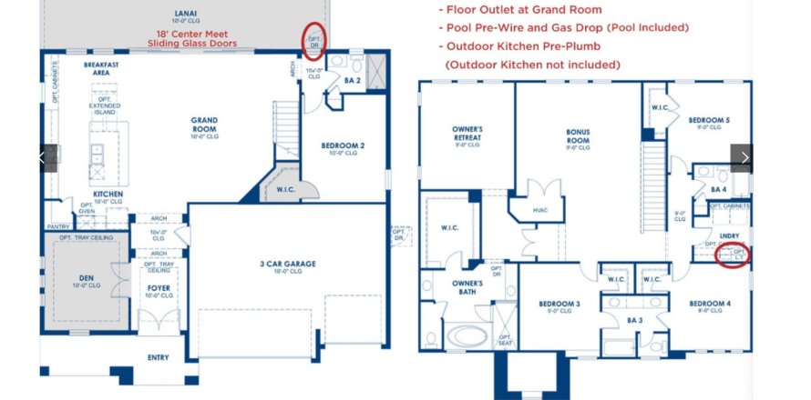 Development floor plan «House», 5 bedrooms in The Sanctuary by WestBay