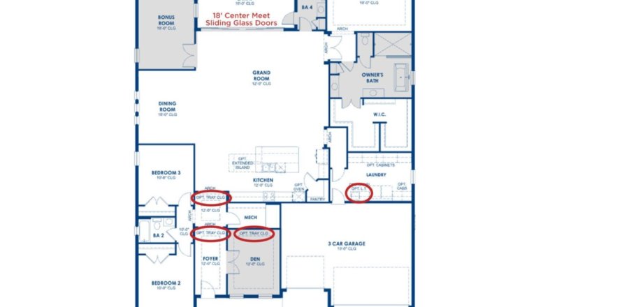 Development floor plan «House», 3 bedrooms in The Sanctuary by WestBay