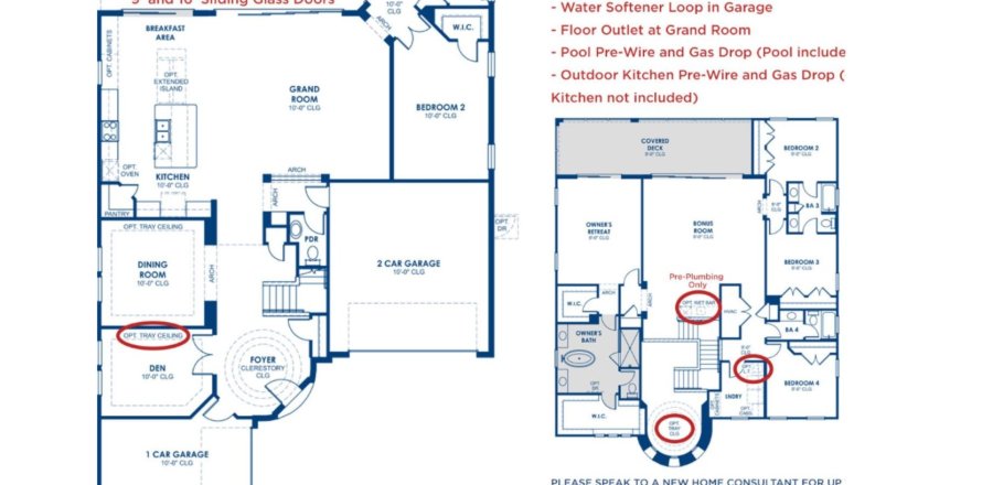 Development floor plan «House», 5 bedrooms in The Sanctuary by WestBay