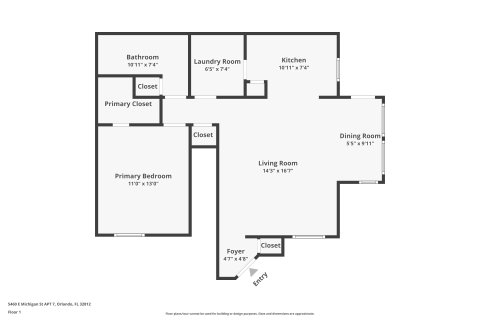 Condominio en venta en Orlando, Florida, 1 dormitorio, 77.67 m2 № 1322953 - foto 3