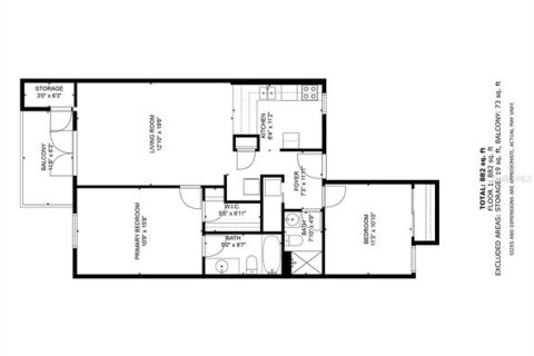 Condominio en venta en Tampa, Florida, 2 dormitorios, 83.98 m2 № 1107321 - foto 25