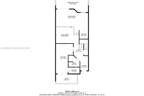 Townhouse in Davie, Florida 2 bedrooms, 158.4 sq.m. № 1305631 - photo 8