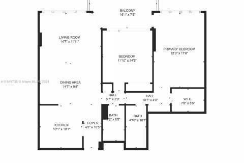 Copropriété à vendre à Miami, Floride: 2 chambres, 126.53 m2 № 1332993 - photo 30