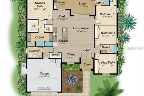 Casa en venta en Port Charlotte, Florida, 4 dormitorios, 192.68 m2 № 645995 - foto 2
