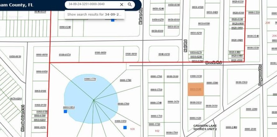 Земельный участок в Интерлакен, Флорида № 1297022