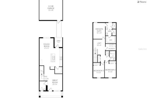 Townhouse in DeBary, Florida 3 bedrooms, 160.63 sq.m. № 743442 - photo 2
