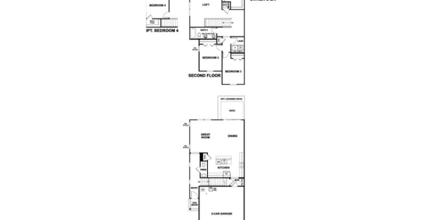 House floor plan «House », 3 bedrooms in Seasons at Park Trace