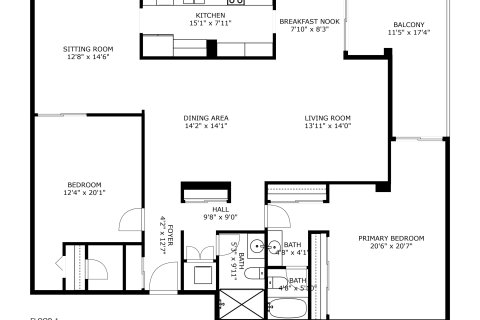 Copropriété à vendre à Pompano Beach, Floride: 2 chambres, 167.22 m2 № 1128893 - photo 1