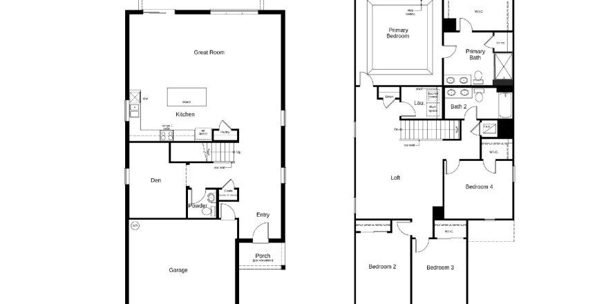 House floor plan «642 Preserve Pointe Blvd», 4 rooms in Preservation Pointe