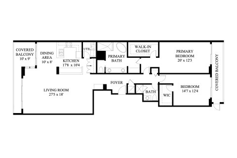 Copropriété à vendre à West Palm Beach, Floride: 2 chambres, 179.02 m2 № 747994 - photo 1