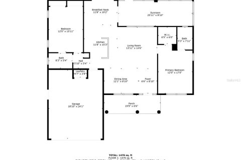 House in Ocala, Florida 2 bedrooms, 123.75 sq.m. № 1411539 - photo 8