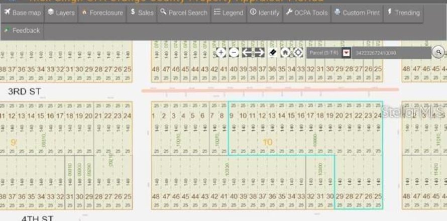 Земельный участок в Орландо, Флорида № 872244