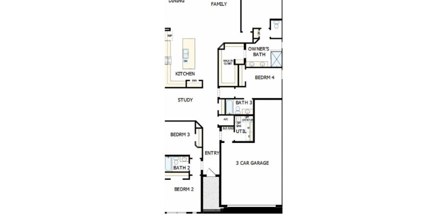 House floor plan «House», 3 bedrooms in North River Ranch - Cottage Series