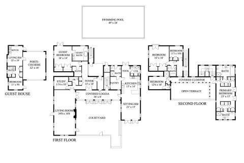 House in Palm Beach, Florida 5 bedrooms, 493.03 sq.m. № 747099 - photo 1