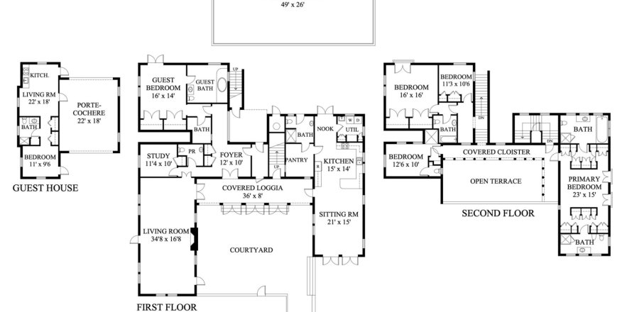 House in Palm Beach, Florida 5 bedrooms, 493.03 sq.m. № 747099