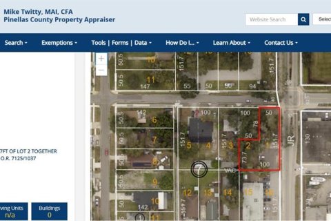 Terreno en venta en Clearwater, Florida № 1424159 - foto 3