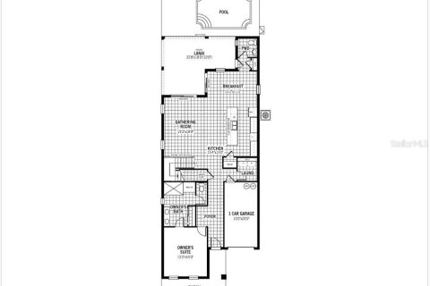 Купить виллу или дом в Киссимми, Флорида 9 комнат, 280.66м2, № 1400604 - фото 26