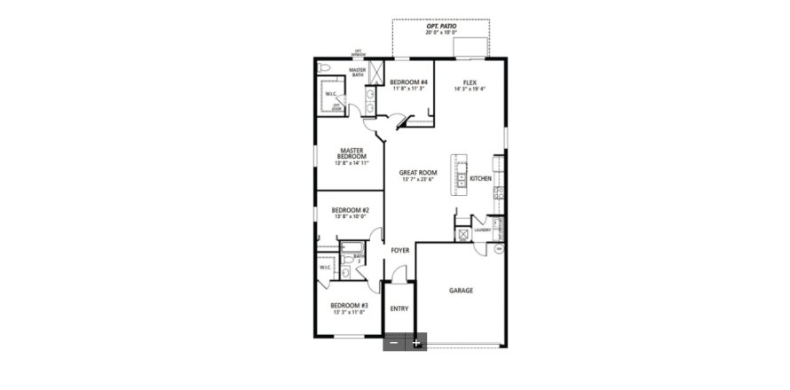 House floor plan «House», 4 bedrooms in Royal Highlands by Maronda Homes