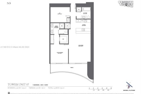 Condominio en venta en Miami, Florida, 1 dormitorio, 102.84 m2 № 1412341 - foto 4