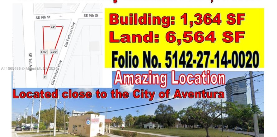 Коммерческая недвижимость в Халландейл-Бич, Флорида № 1119178