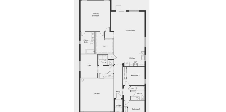 Townhouse floor plan «2168 Plan», 3 rooms in Spirit Landings