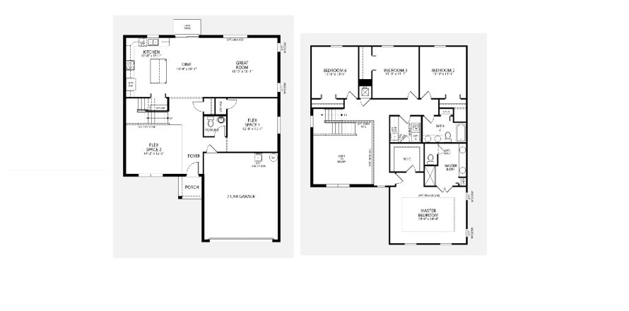 House floor plan «floor Baymont», 2 bedrooms in Canton Park