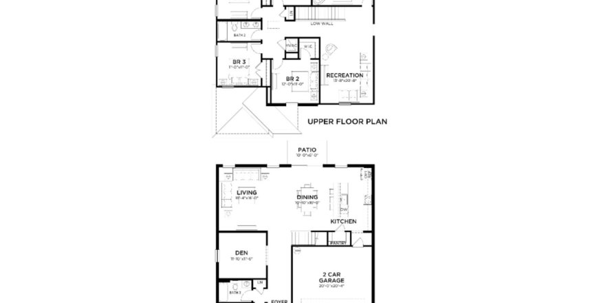 House floor plan «4451 Quartz Ct», 3 bedrooms in Riverstone