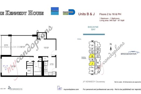 Condominio en alquiler en North Bay Village, Florida, 1 dormitorio, 87.33 m2 № 1357328 - foto 20