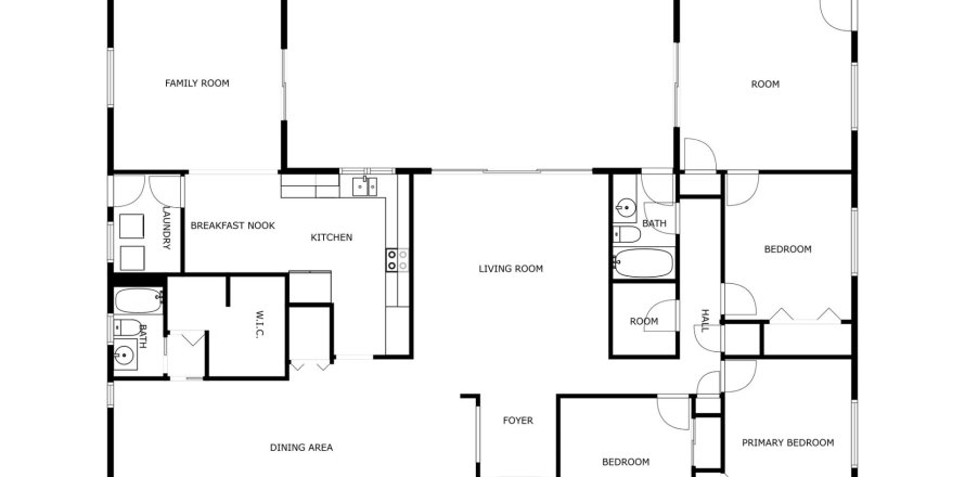 House in Hollywood, Florida 4 bedrooms, 250.74 sq.m. № 1079135