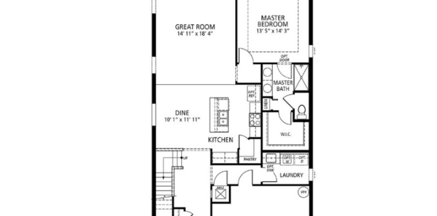 House floor plan «House», 4 bedrooms in New Smyrna And Edgewater