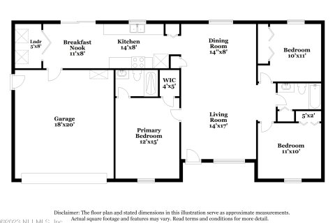 Villa ou maison à louer à Jacksonville, Floride: 3 chambres, 122.17 m2 № 870739 - photo 2