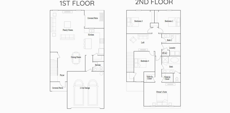 Townhouse floor plan «229QM VERONA», 3 bedrooms in TOWNES AT LAKE THOMAS