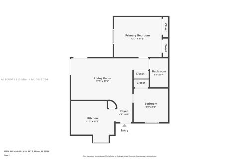 Купить кондоминиум в Майами, Флорида 2 спальни, 68.56м2, № 1380335 - фото 19