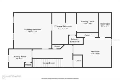 Townhouse in Tampa, Florida 3 bedrooms, 202.9 sq.m. № 1295817 - photo 28