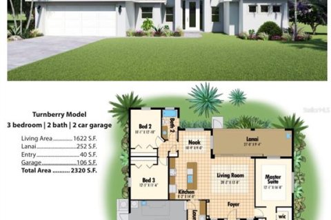 Villa ou maison à vendre à Port Charlotte, Floride: 3 chambres, 150.69 m2 № 528353 - photo 2
