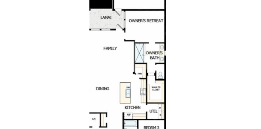 House floor plan «House», 3 bedrooms in Seabrook Village 40’ Rear Entry