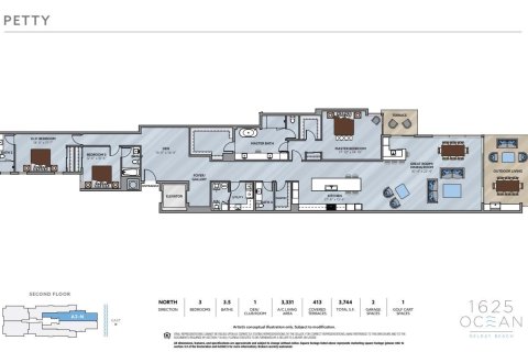 Condominio en venta en Delray Beach, Florida, 3 dormitorios, 309.46 m2 № 1187696 - foto 30