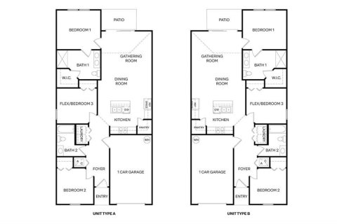 Dúplex en venta en Palm Coast, Florida, 3 dormitorios, 111.3 m2 № 1393104 - foto 3