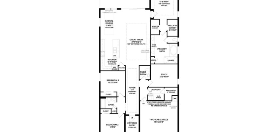 Property floor plan «House», 3 bedrooms in Regency at Avenir - Palms Collection