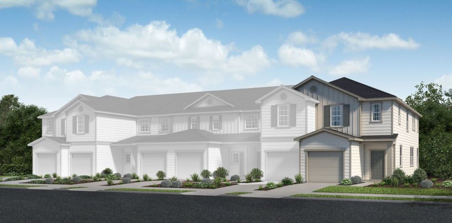 Touwnhouse à Meadows at Oakleaf Townhomes à Jacksonville, Floride 3 chambres, 148 m2 № 505456