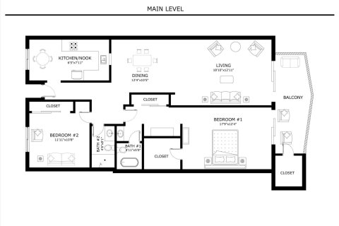 Copropriété à vendre à Boca Raton, Floride: 2 chambres, 120.77 m2 № 1223321 - photo 13