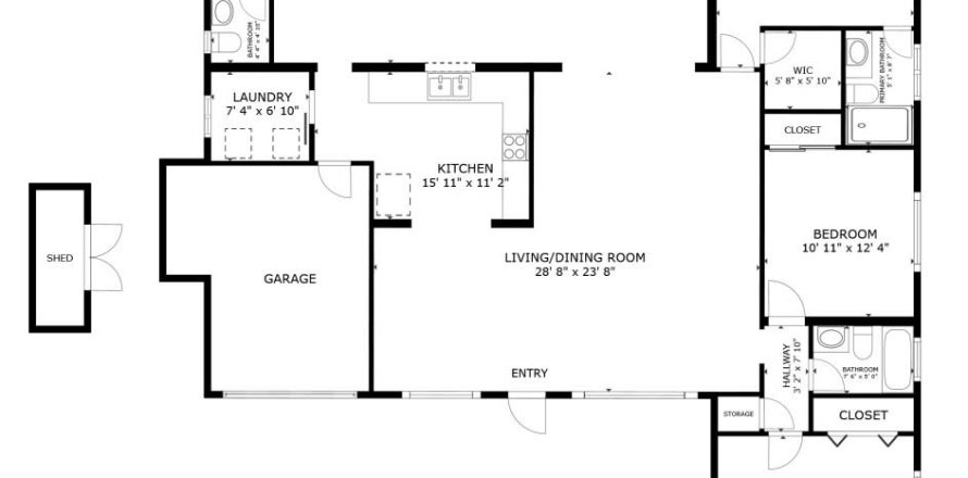 House in Wilton Manors, Florida 3 bedrooms, 198.81 sq.m. № 1179774