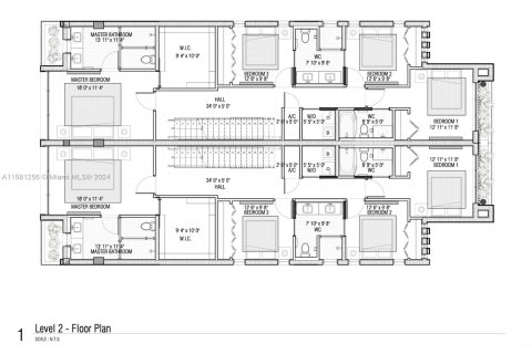 Купить таунхаус в Майами, Флорида 4 комнаты, 204.48м2, № 1159412 - фото 9