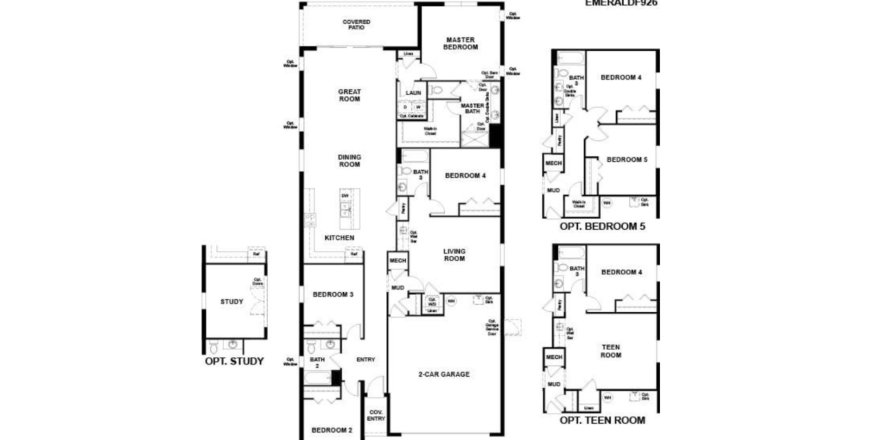 House floor plan «1228 Mattie Pointe», 4 bedrooms in Seasons at Mattie Pointe