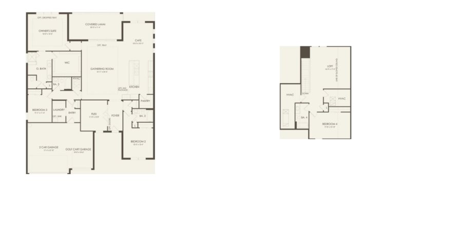 House floor plan «House», 4 bedrooms in Del Webb Bexley